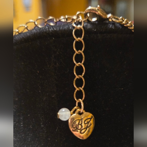 Betsey Johnson Retired Mulit-Colorful Gemstone Butterfly Necklace - Picture 3 of 4